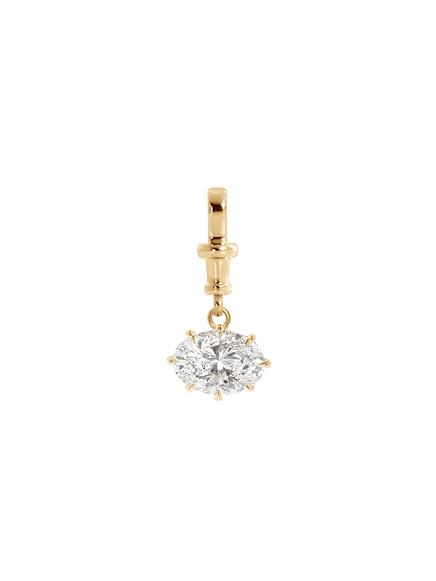 4.02ct Oval Diamond Bespoke Pendant