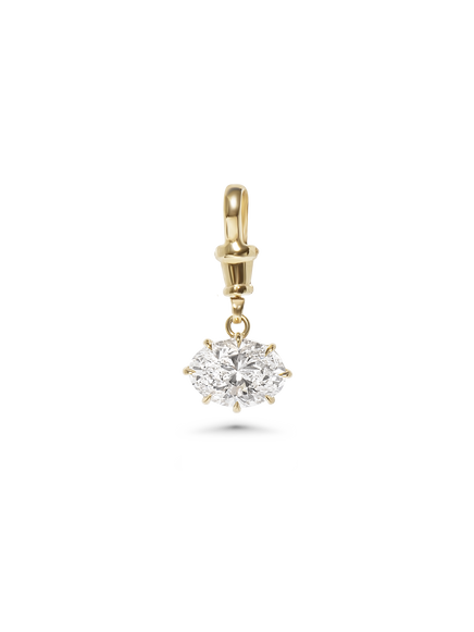 4.02ct Oval Diamond Bespoke Pendant