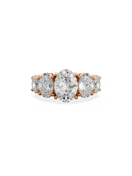 Oval Signature Five-Stone Ring