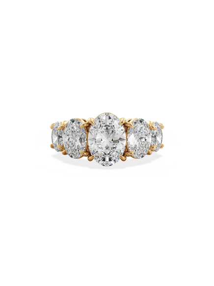 Oval Signature Five-Stone Ring