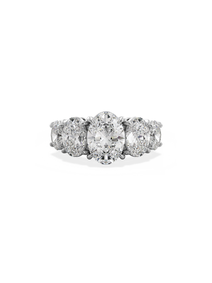 Oval Signature Five-Stone Ring