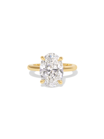 5.02ct Oval Ceremonial Solitaire Ring