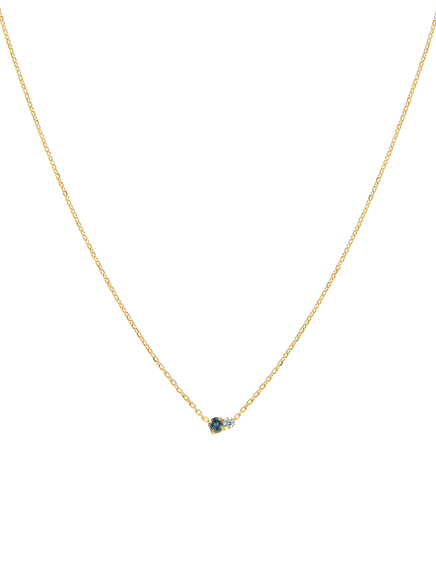 Duo Gem Necklace