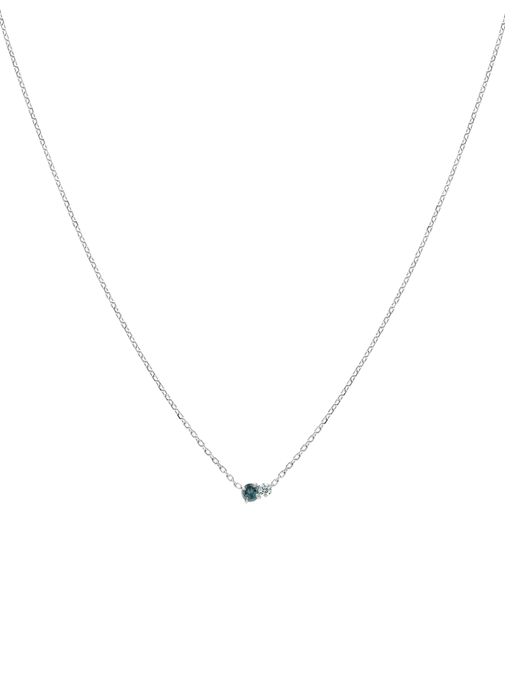 Duo Gem Necklace - View 