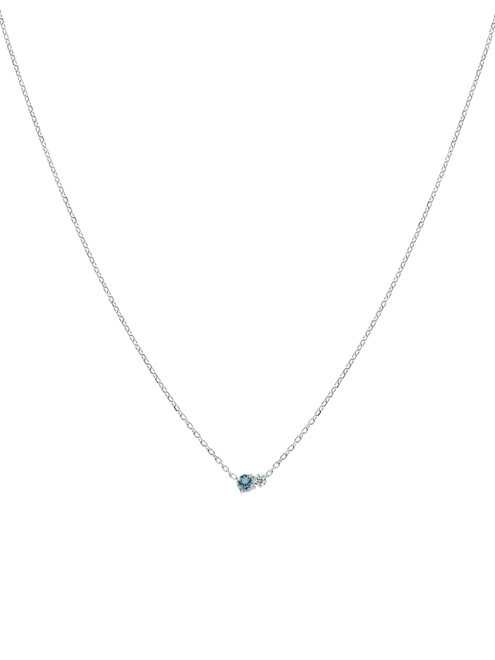 Duo Gem Necklace - View 