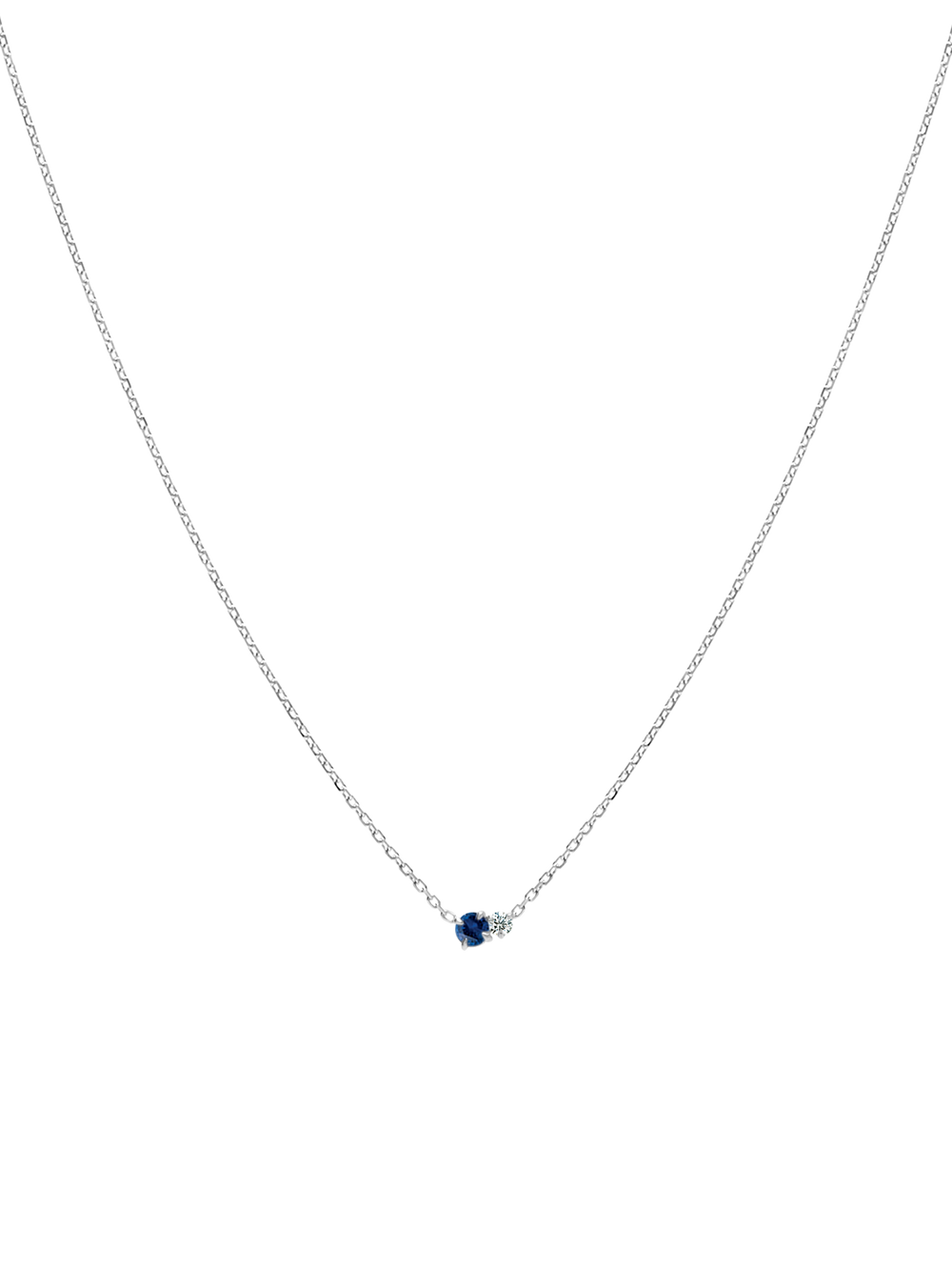 Duo Gem Necklace - View 