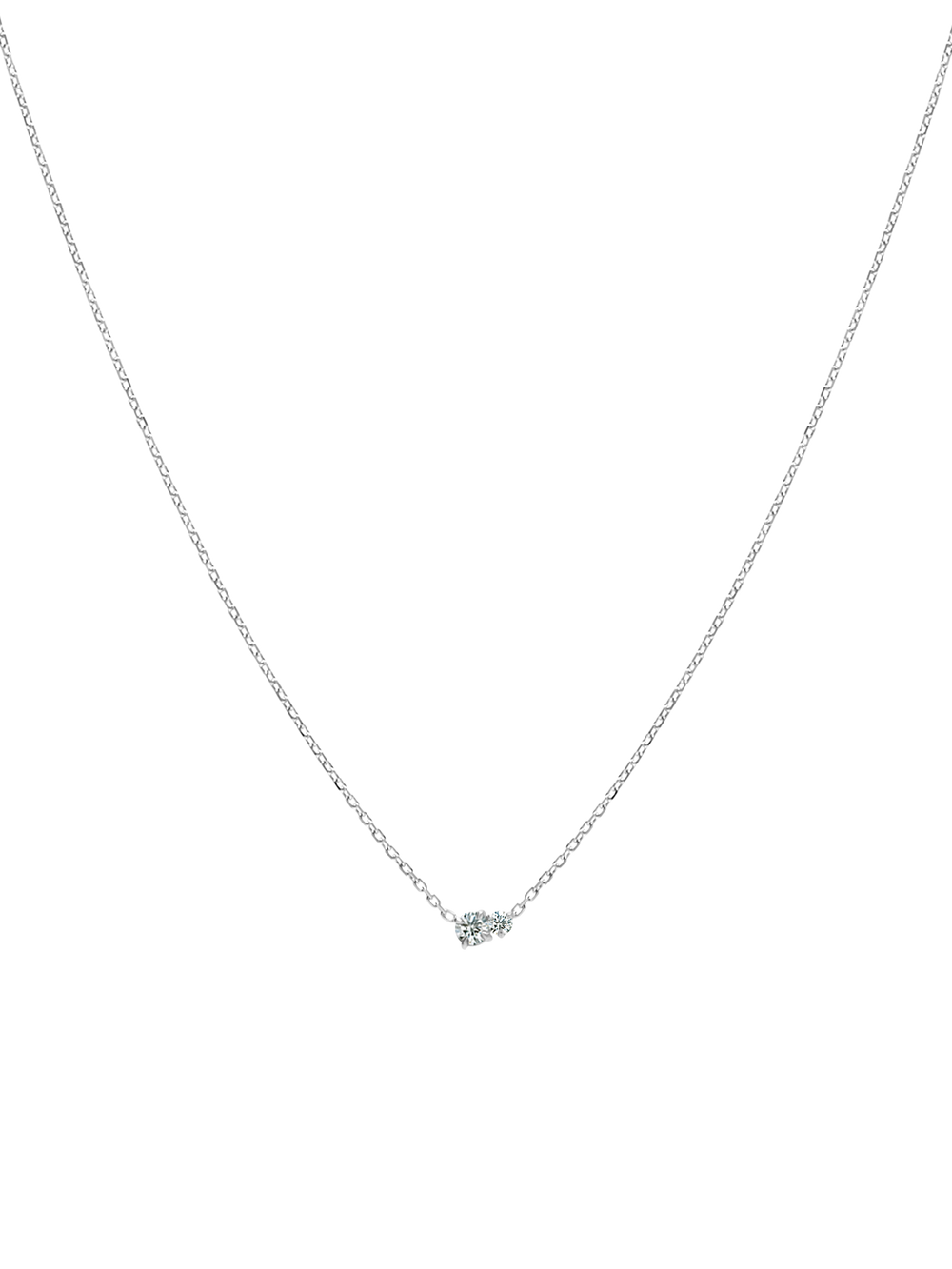 Duo Gem Necklace - View 