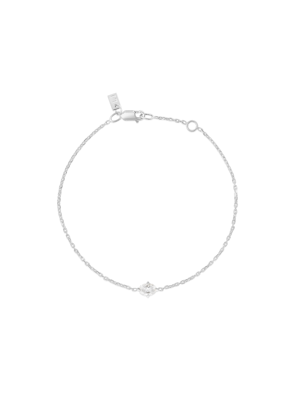 Oval Diamond Bracelet - View 