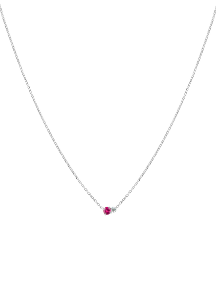 Duo Gem Necklace