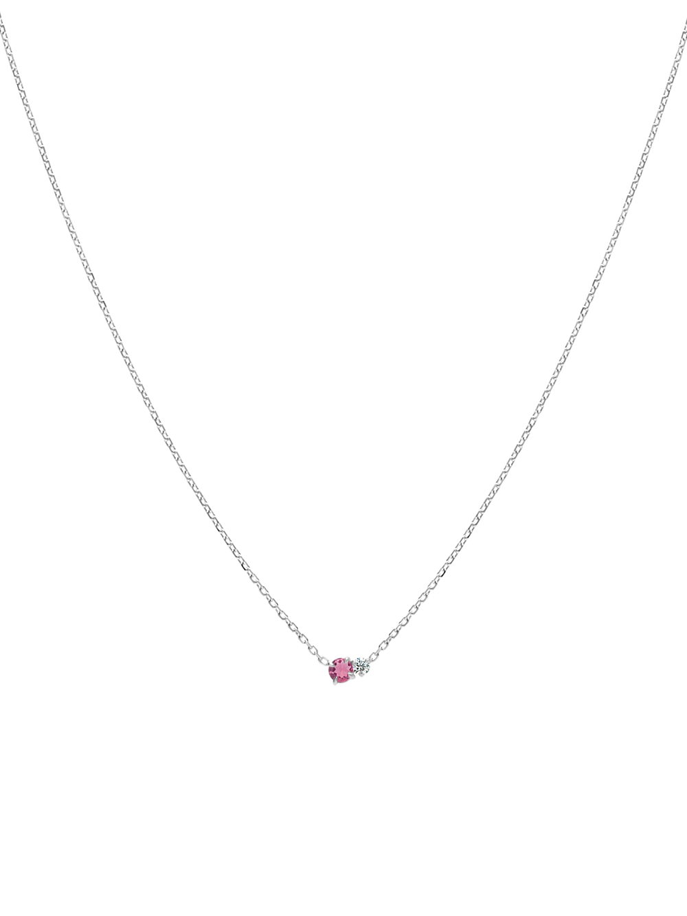 Duo Gem Necklace - View 