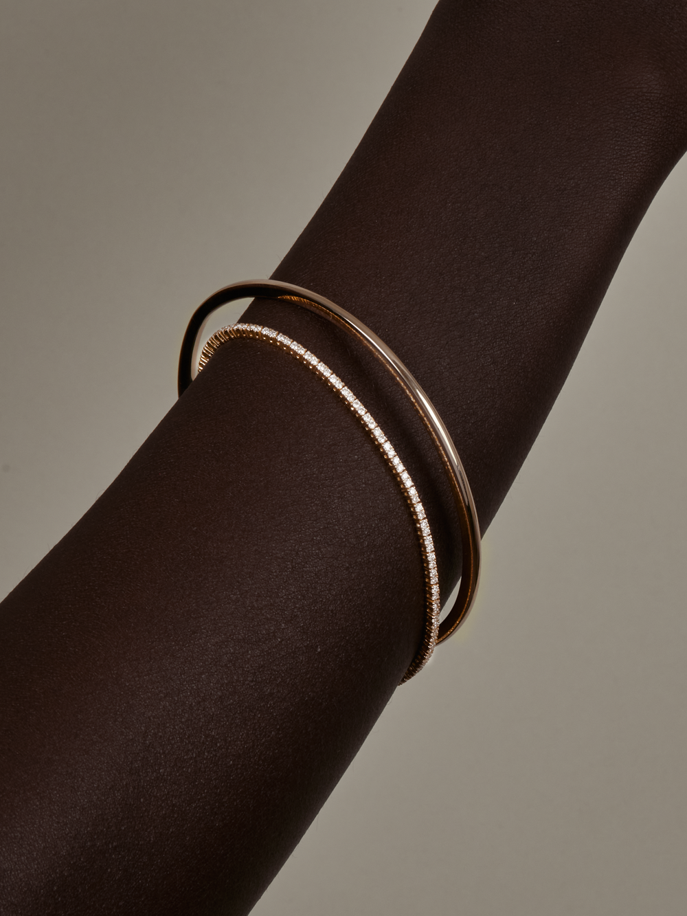 Signature Gold Bangle - View 