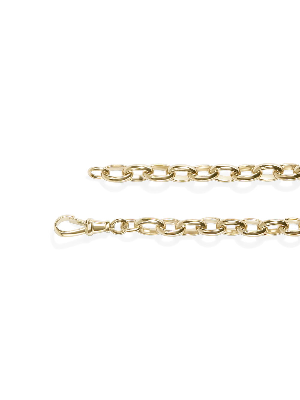 Bold Oval Belcher Bracelet - View 