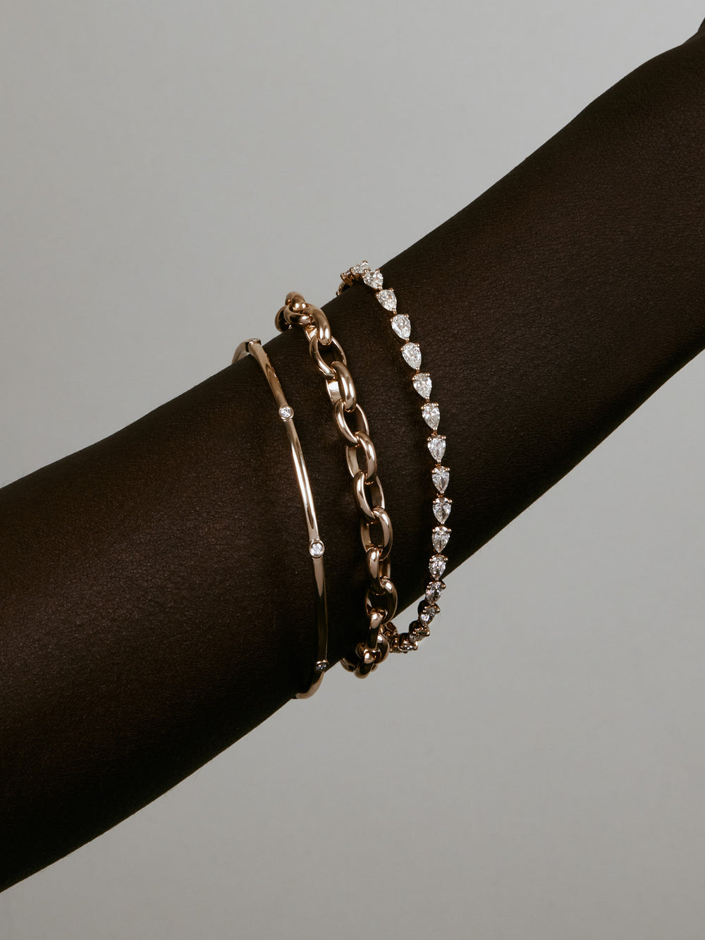 Bold Oval Belcher Bracelet - View 