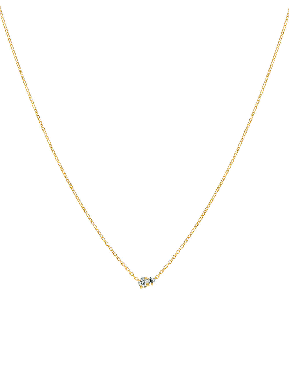 Duo Gem Necklace - View 