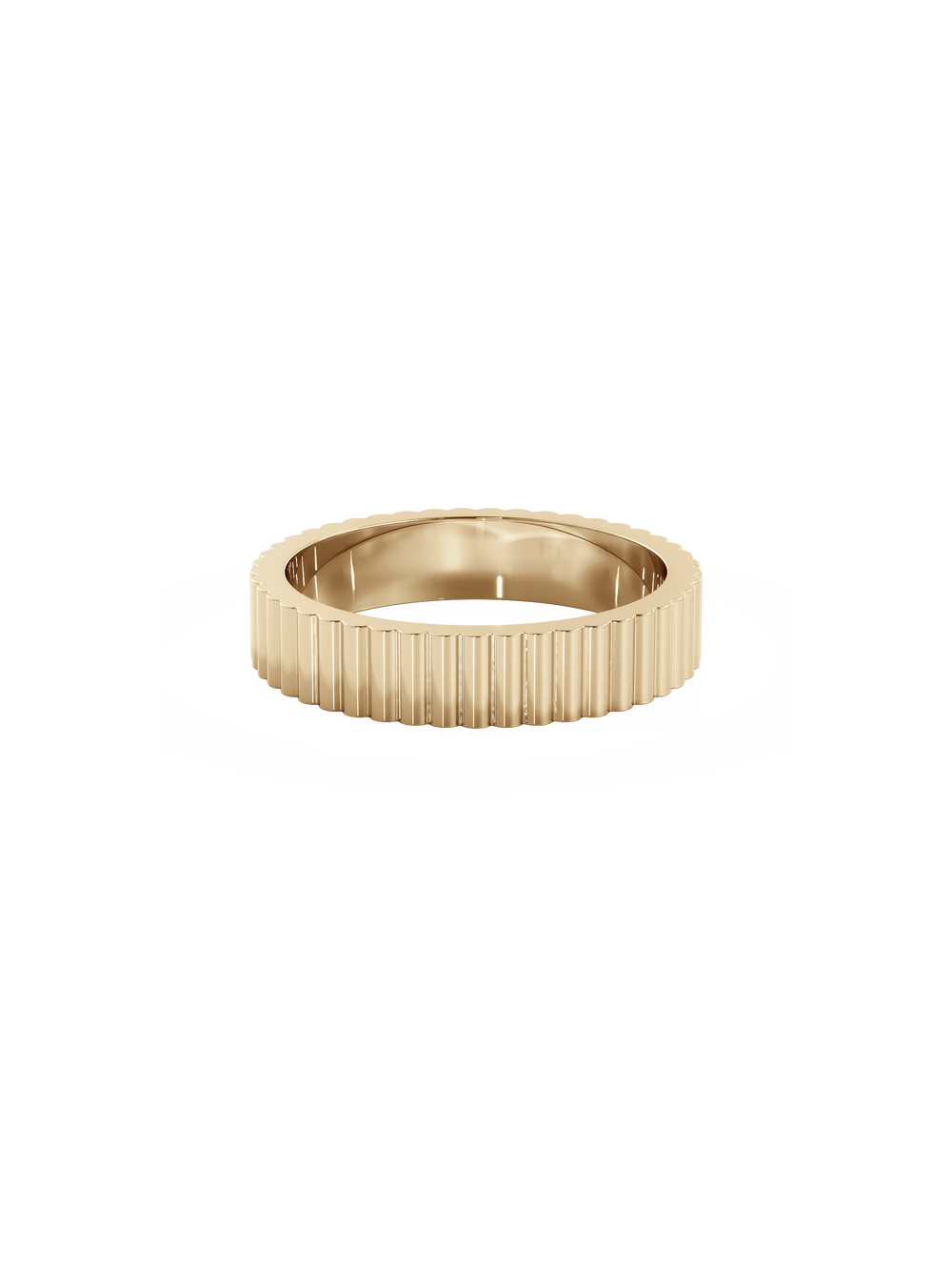 Fluted Cuff Ring - View 