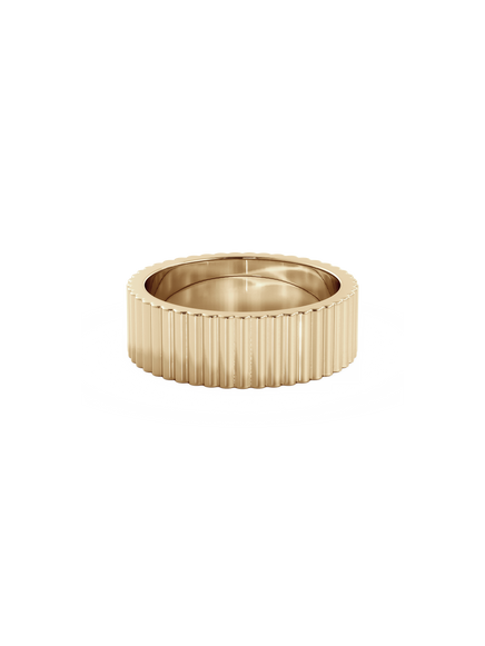 Fluted Cuff Ring