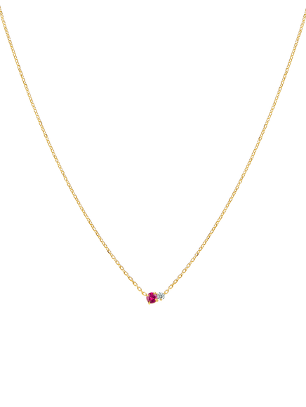 Duo Gem Necklace