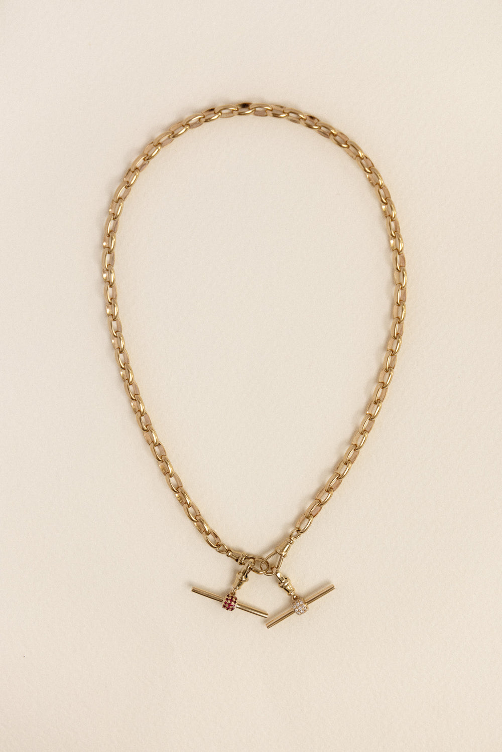 Gemstone T-Bar Pendant - View 