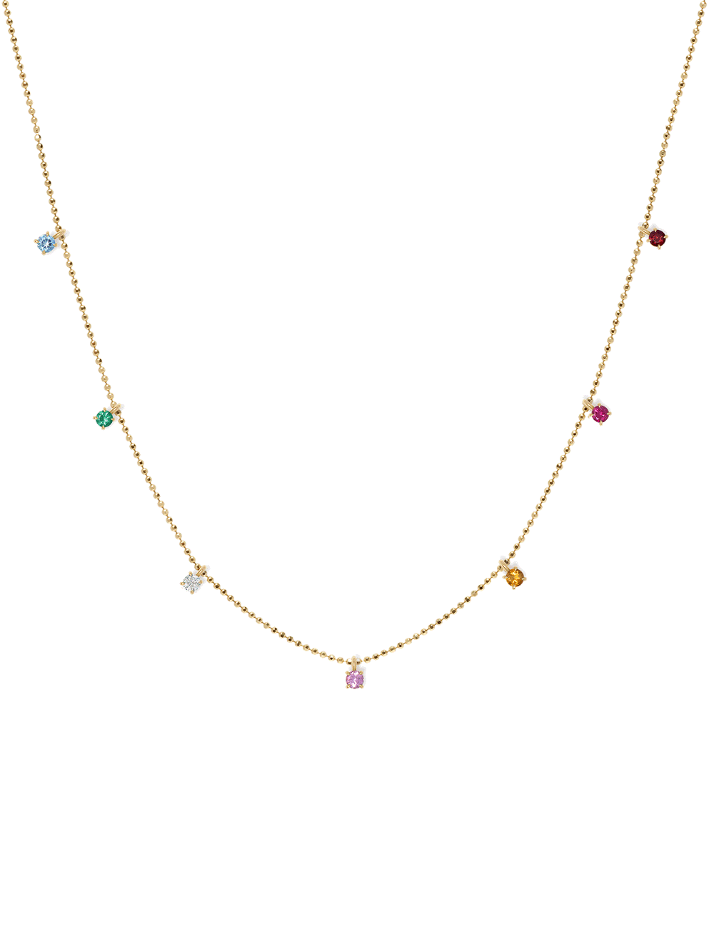 Aster Birthstone Necklace - View 
