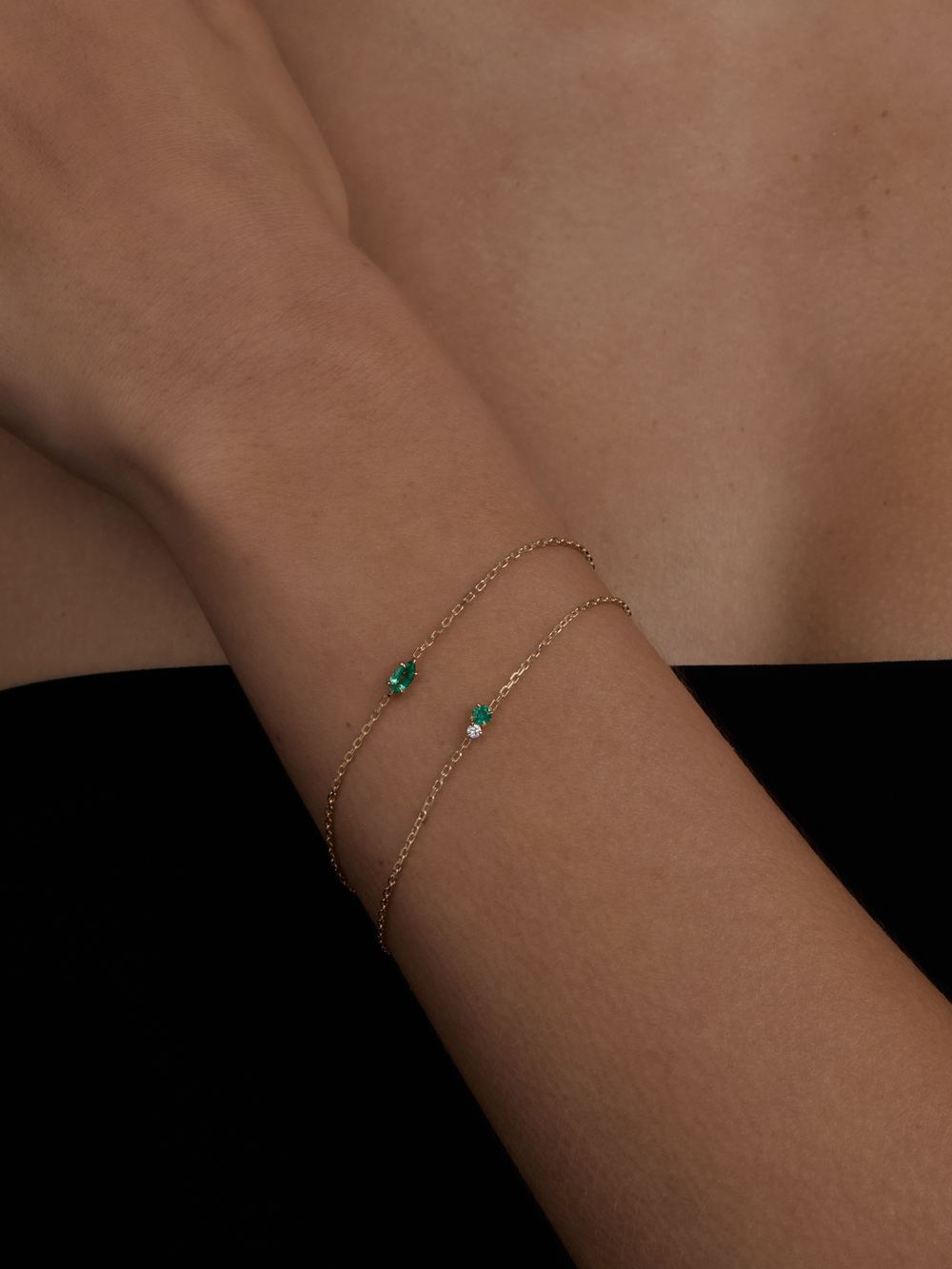 Birthstone Marquise Bracelet - View 