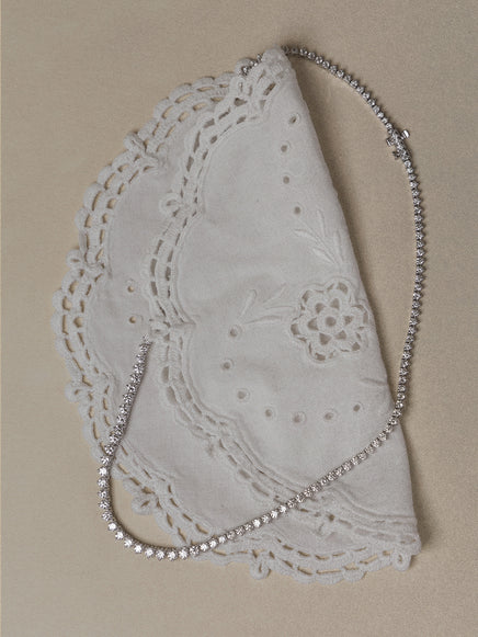 Graduating Tennis Necklace - 18K White Gold (Lab-Grown Diamond)