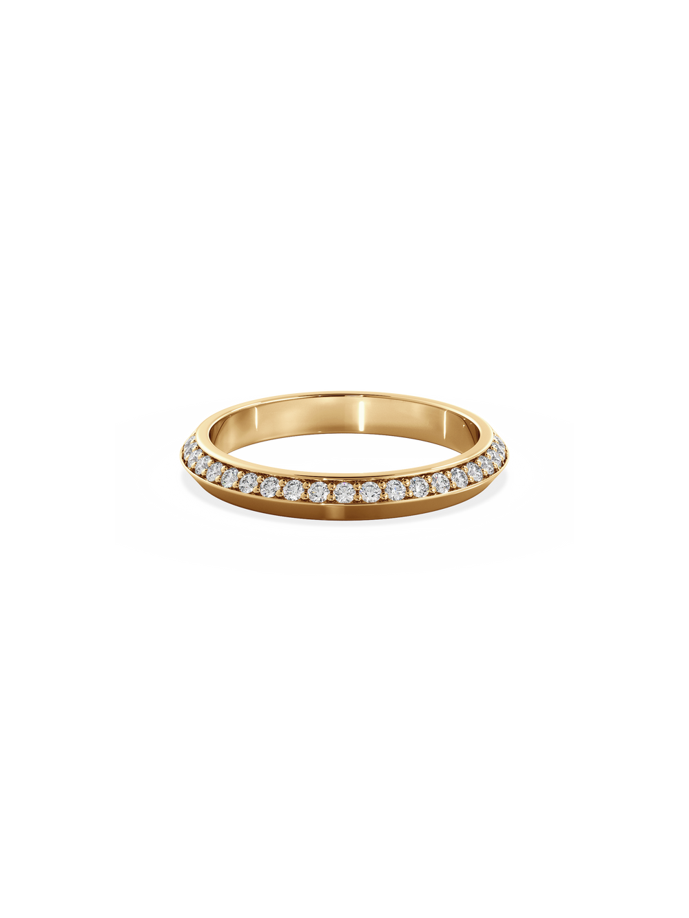 Diamond Knife Edge Ring