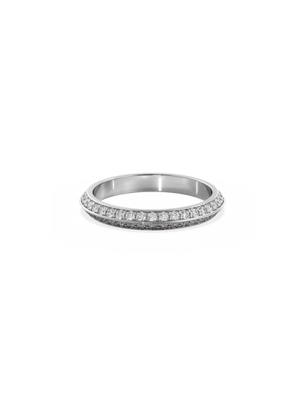 Double Diamond Knife Edge Ring