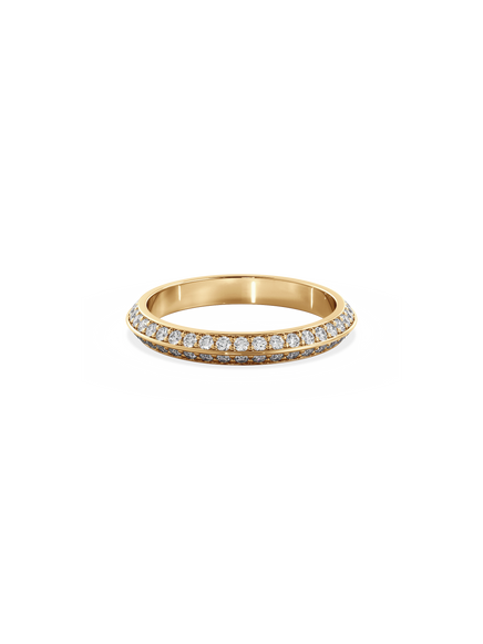 Double Diamond Knife Edge Ring