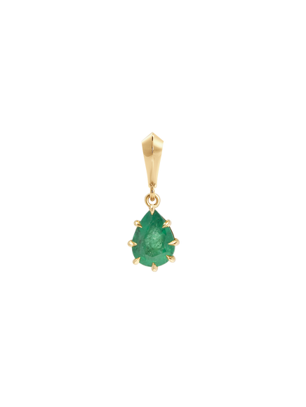 1.40ct Pear Emerald Bespoke Pendant