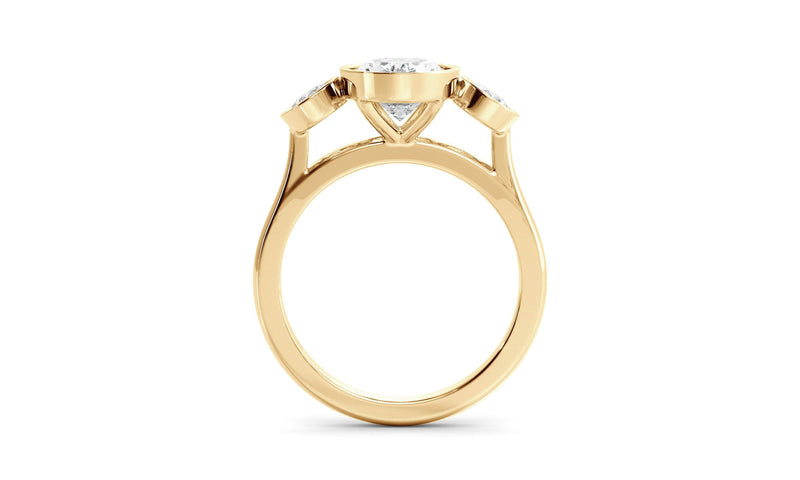 Oval Bezel Cosmic Trio