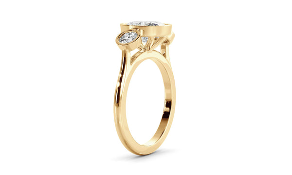 Oval Bezel Cosmic Trio