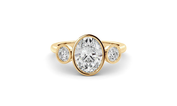 Oval Bezel Cosmic Trio