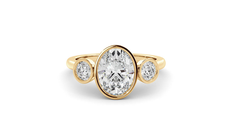 Oval Bezel Cosmic Trio