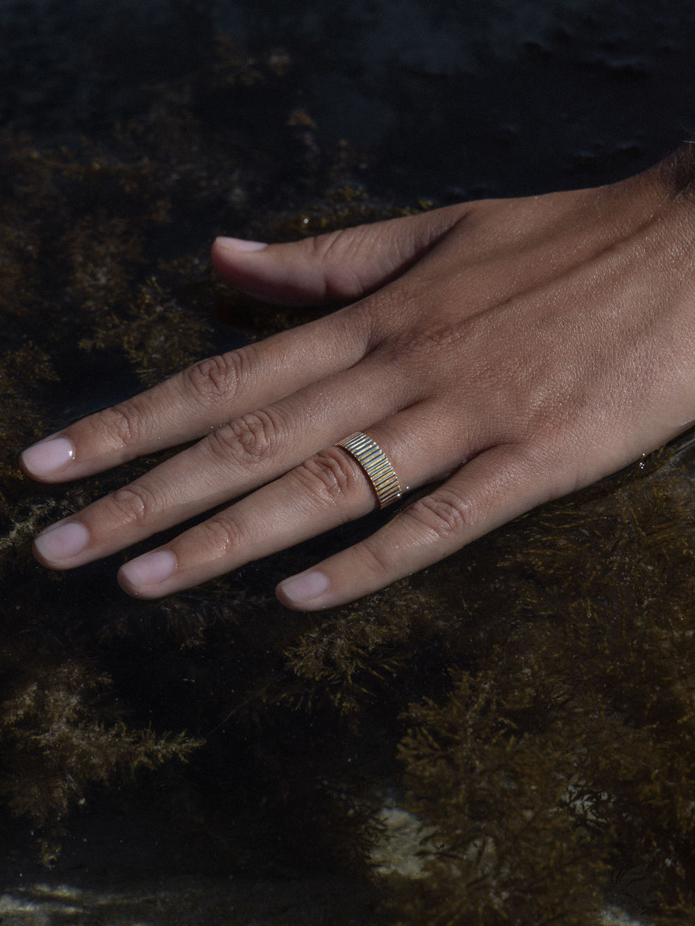 Fluted Cuff Ring - View 