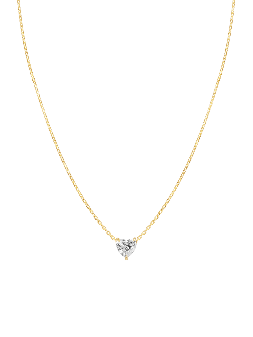 Heart Diamond Necklace - View 