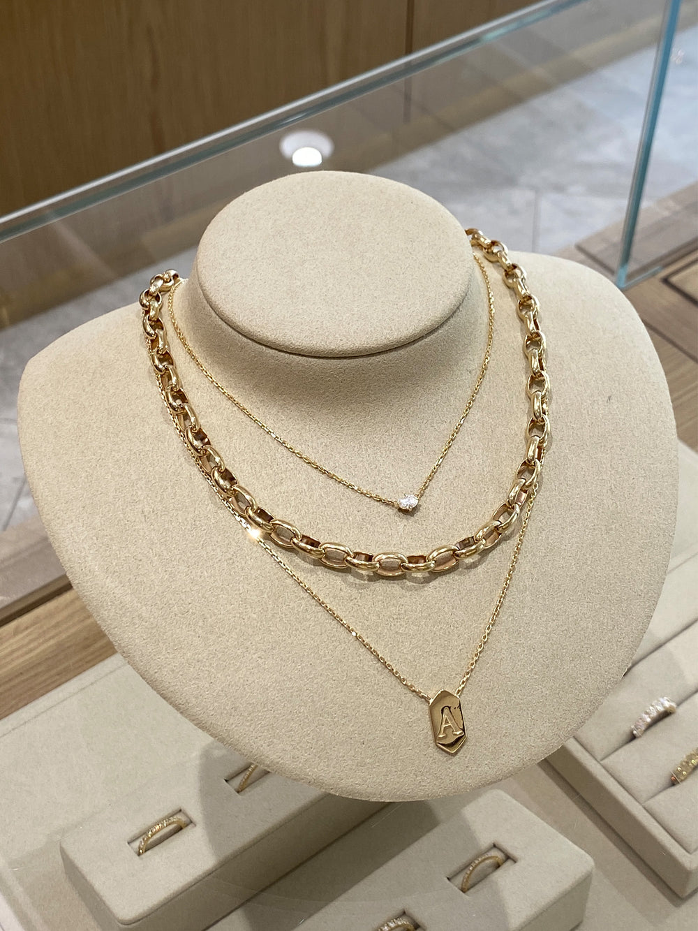 Initial Pendant Necklace