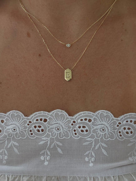 Initial Pendant Necklace