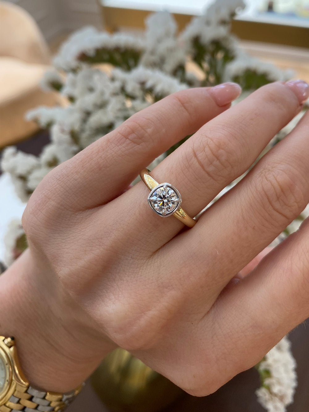 0.80ct Round Solitaire Ring