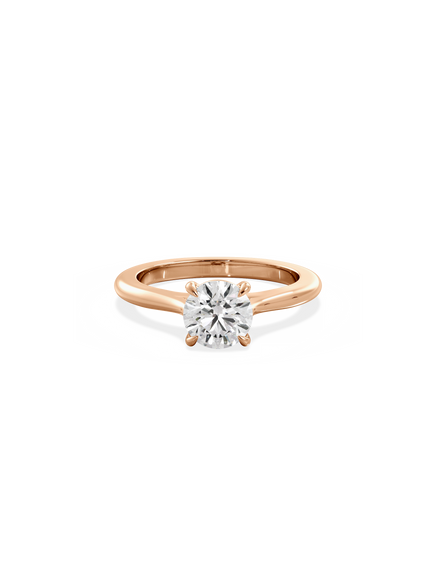 Round Classic Solitaire Ring