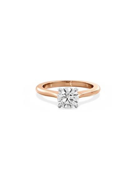 Round Classic Solitaire Ring