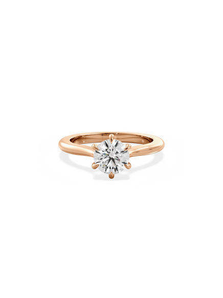 Round Classic Solitaire Ring