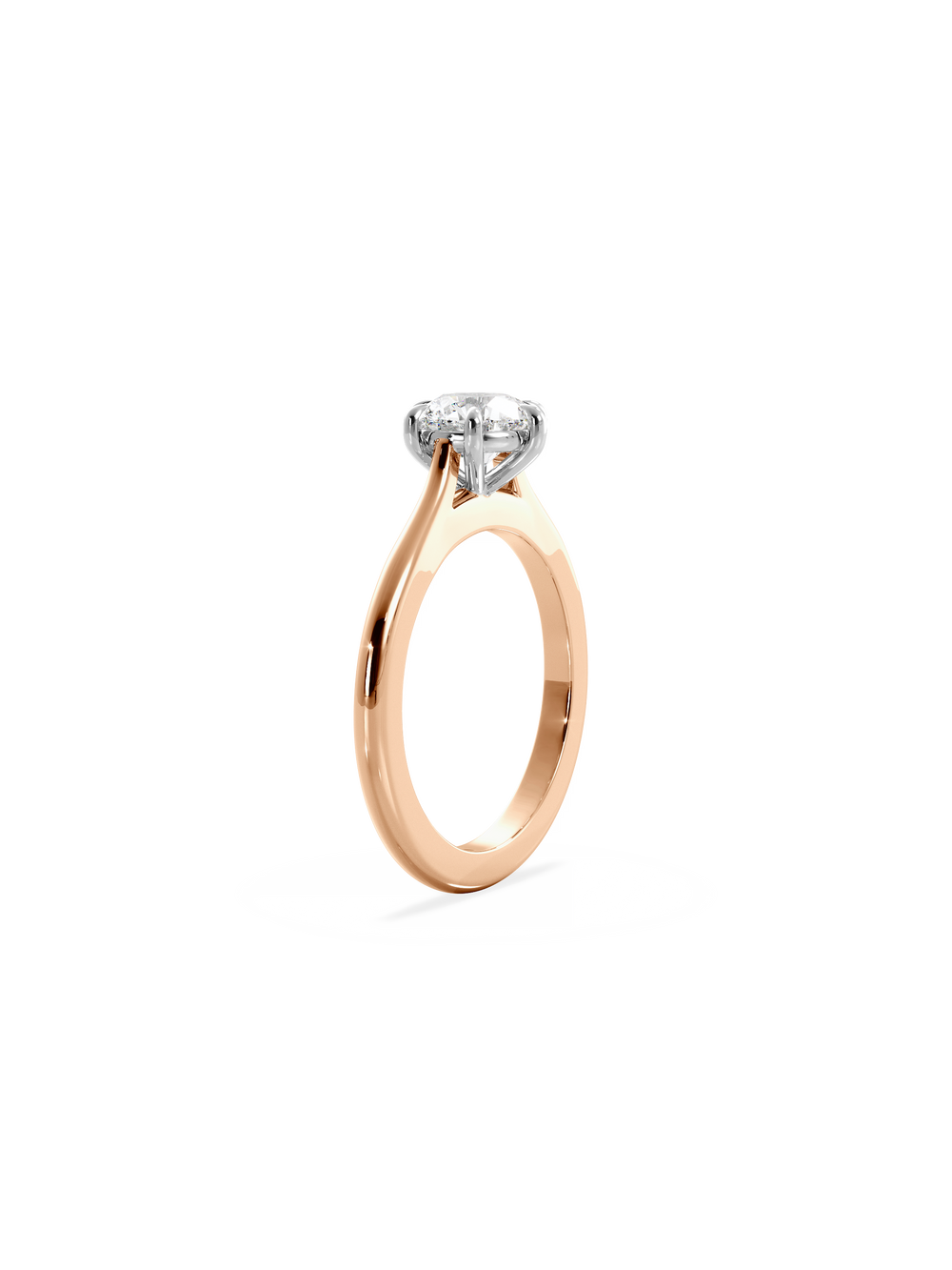 Round Classic Solitaire Ring - View 
