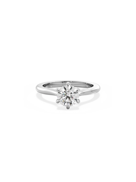 Round Classic Solitaire Ring