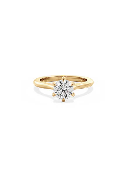 Round Classic Solitaire Ring