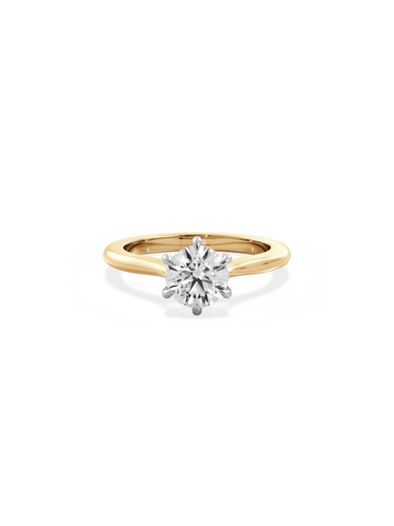 Round Classic Solitaire Ring