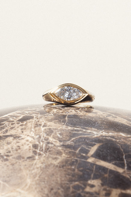 Marquise Signet Ring