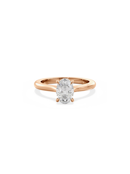 Oval Classic Solitaire Ring