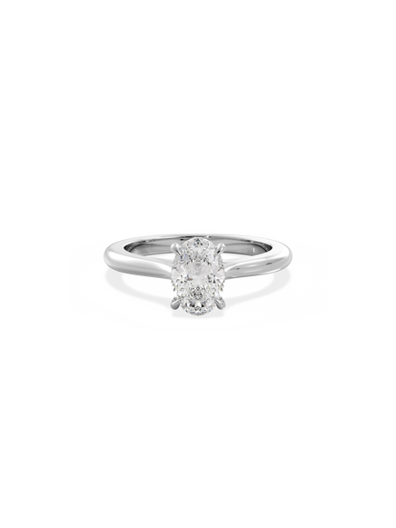 Oval Classic Solitaire Ring