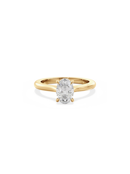 Oval Classic Solitaire Ring
