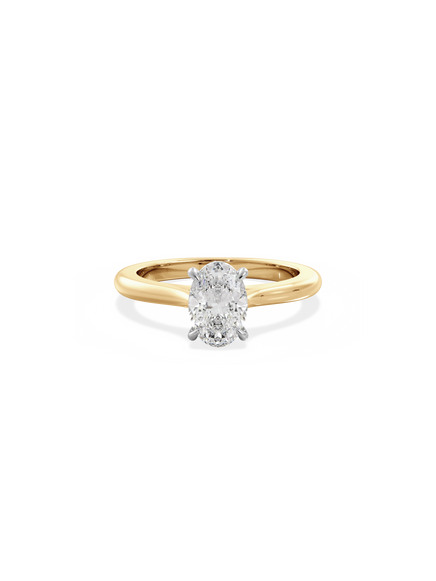 Oval Classic Solitaire Ring